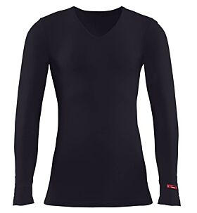 Blackspade Unisex Ισοθερμικό V-Neck T-Shirt 1257 Μαύρο