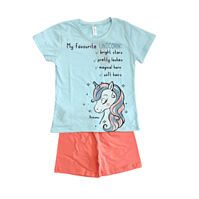 Dreams Παιδική/Εφηβική Πιτζάμα Κορίτσι Unicorn 2425106 Γαλάζιο