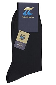 Πουρνάρα Ανδρική Κάλτσα Βαμβακερή Μαύρο 110