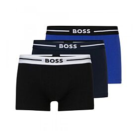 Boss Men Three-Pack Of Stretch Cotton Trunks Bold Multicolor
