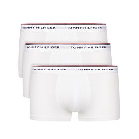 Tommy Hilfiger Cotton Stretch Low Rise Trunk  3 Pack Λευκό