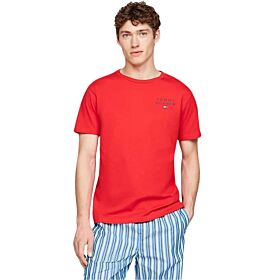 Tommy Hilfiger Original Logo Lounge T-Shirt Κόκκινο