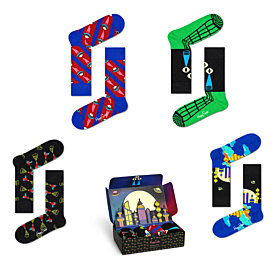 Happy Socks 4-Pack Gift Set Space Socks Multicolour