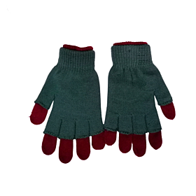 Stamion Γυναικεία Γάντια 111828 Ανθρακί-Μπορντo