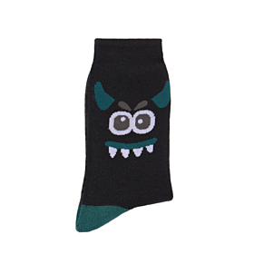 Ysabel Mora Βαμβακερή Κάλτσα Monster Μαύρο
