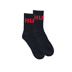 Hugo Two Pack Of Socks In Cotton Blend Σκούρο Μπλε