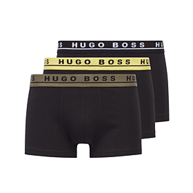 Hugo Boss Men Trunk Cotton Stretch 3pcs Multicolour