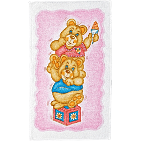 Talaris Παιδική Πετσέτα Προσώπου Bears 45x80 Ροζ