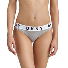 DKNY Woman Bikini Σλιπ Γκρι Μελανζέ