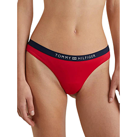 Tommy Hilfiger Γυναικείο Μαγιό Brazilian Bikini Bottom Κόκκινο