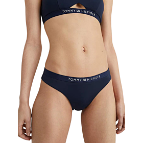Tommy Hilfiger Γυναικείο Μαγιό Brazilian Bikini Bottom Σκούρο Μπλε