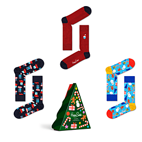 Happy Socks 3-Pack Gift Set Decoration Time Socks Multicolour 