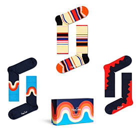 Happy Socks 3-Pack Gift Set Graphic Socks Multicolour 